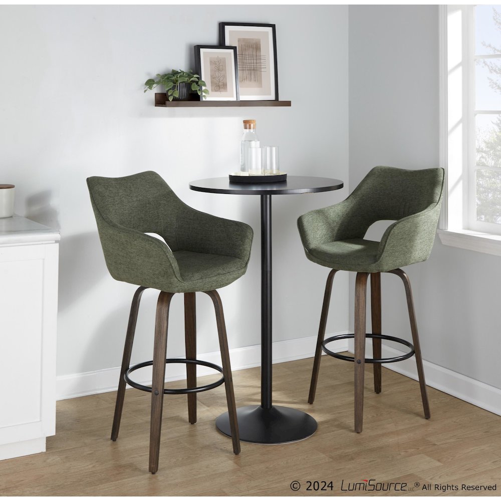 Mustang 30" Fixed-Height Barstool - Set of 2. Picture 10