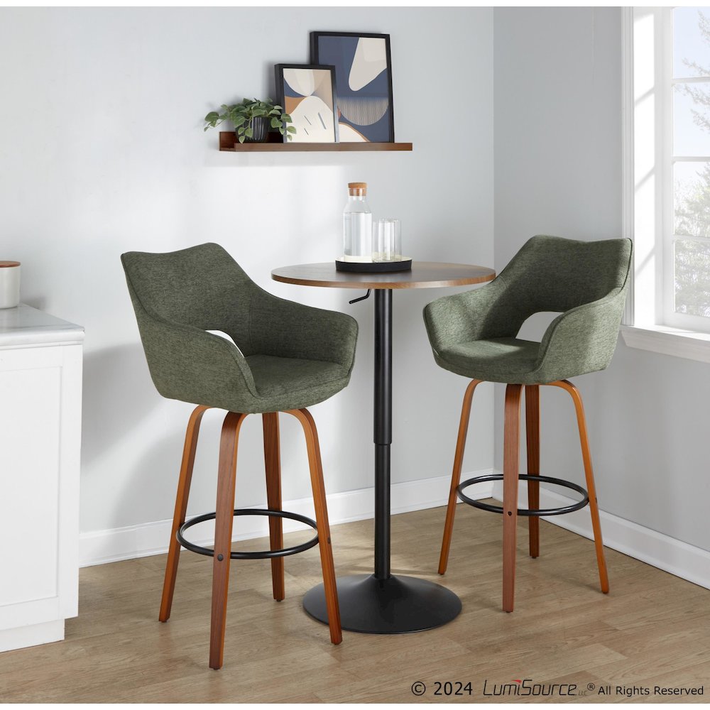 Mustang 30" Fixed-Height Barstool - Set of 2. Picture 9