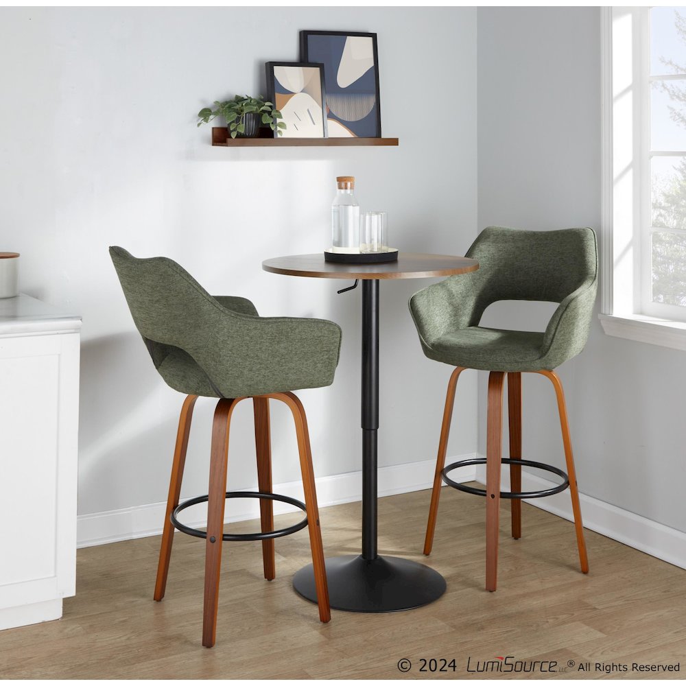 Mustang 30" Fixed-Height Barstool - Set of 2. Picture 10