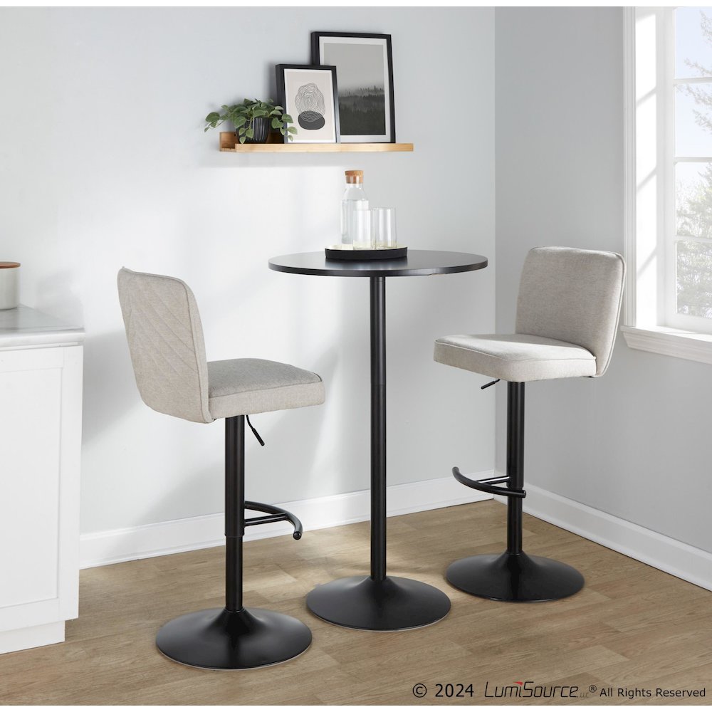 Henry Adjustable Barstool - Set of 2. Picture 7
