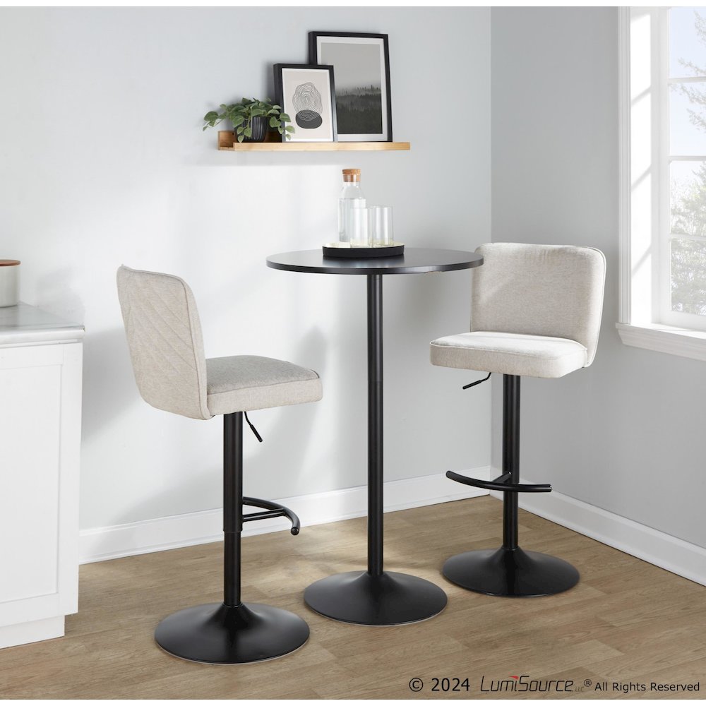 Henry Adjustable Barstool - Set of 2. Picture 8