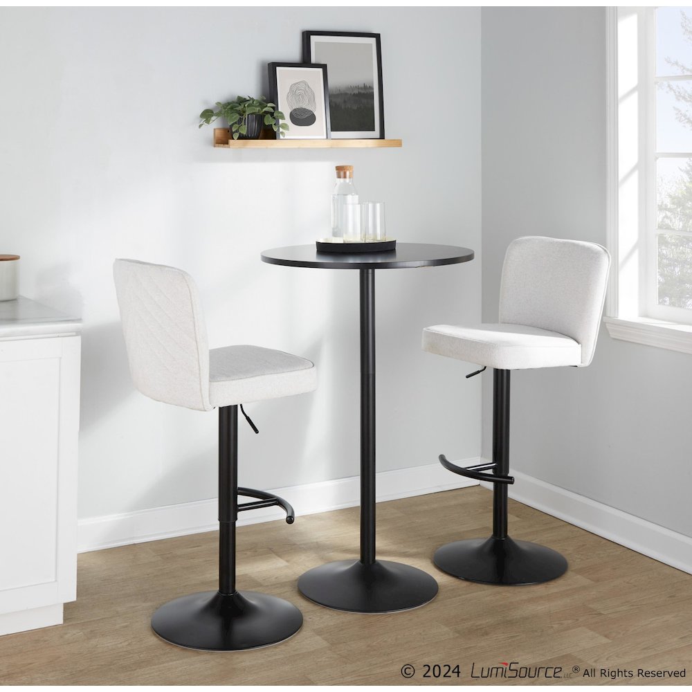 Henry Adjustable Barstool - Set of 2. Picture 9