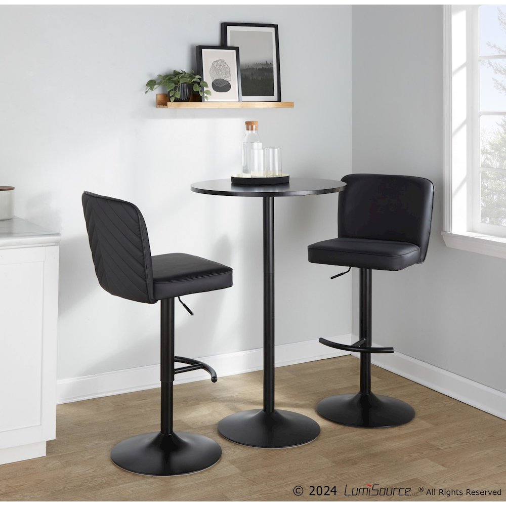 Henry Adjustable Barstool - Set of 2. Picture 7