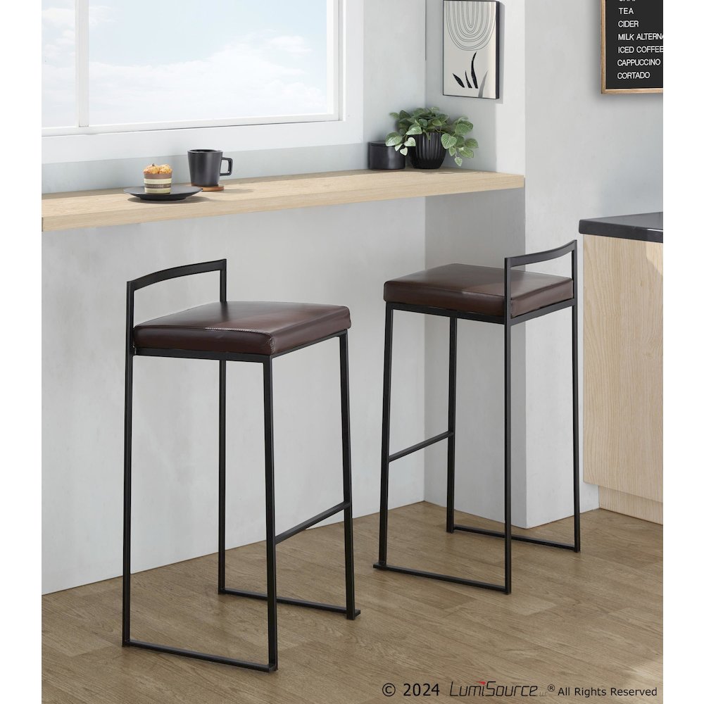 Fuji Stacker Barstool - Set of 2. Picture 7