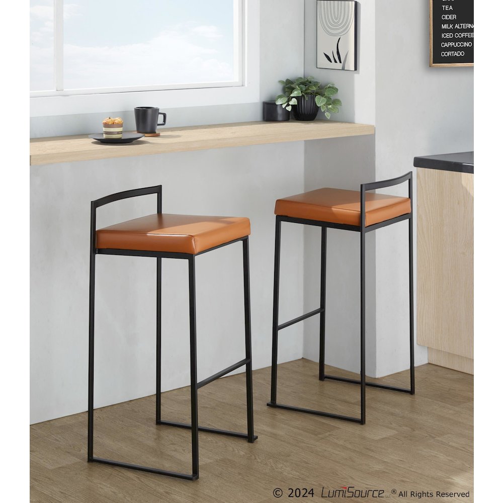 Fuji Stacker Barstool - Set of 2. Picture 7