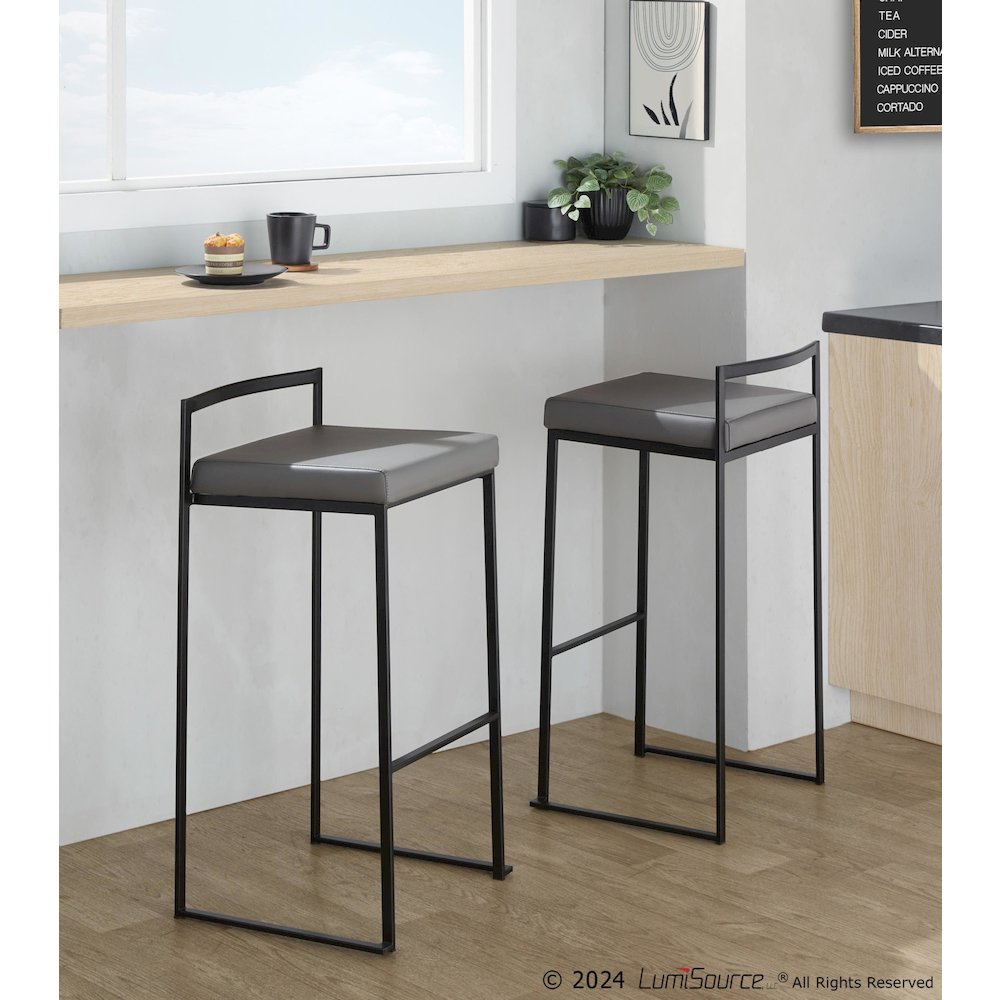 Fuji Stacker Barstool - Set of 2. Picture 7