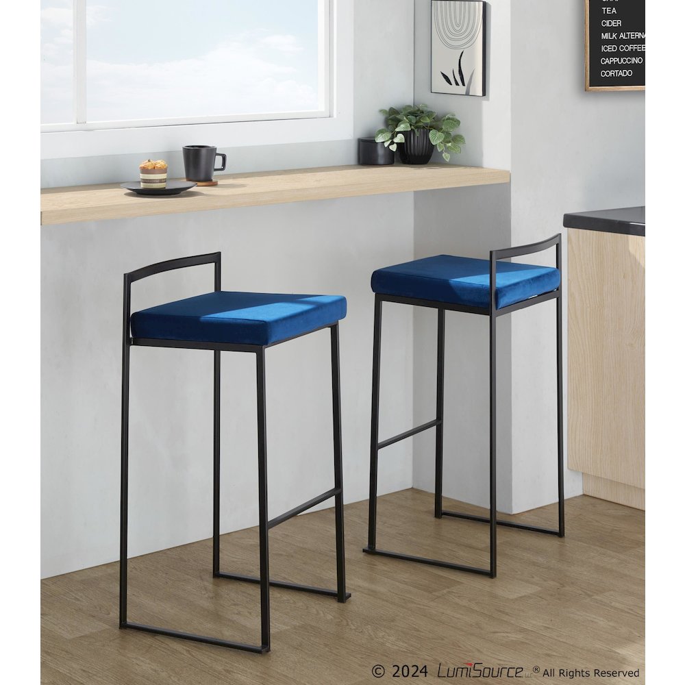 Fuji Stacker Barstool - Set of 2. Picture 7