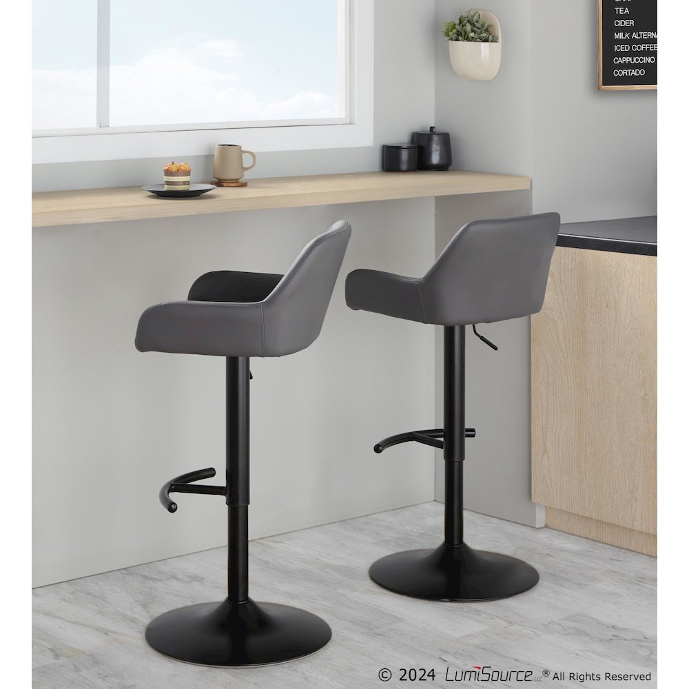Daniella Adjustable Barstool - Set of 2. Picture 7