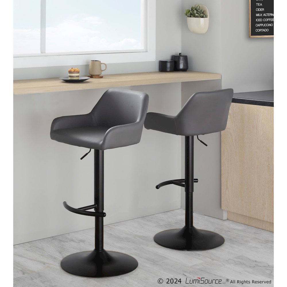 Daniella Adjustable Barstool - Set of 2. Picture 8
