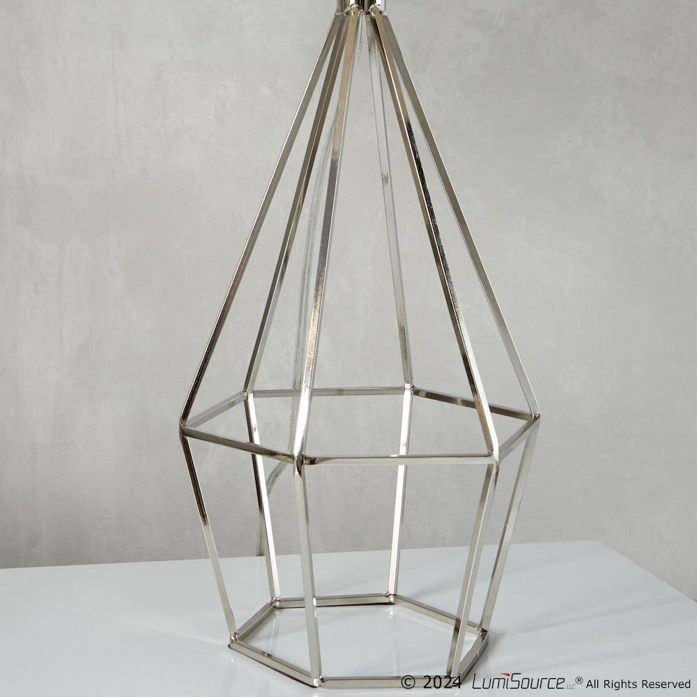 Geome 27" Metal Table Lamp - Set of 2. Picture 7