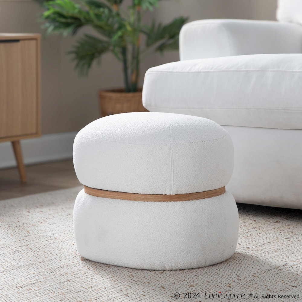 Cinch Pouf Ottoman. Picture 8