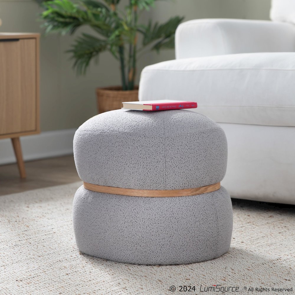 Cinch Pouf Ottoman. Picture 6