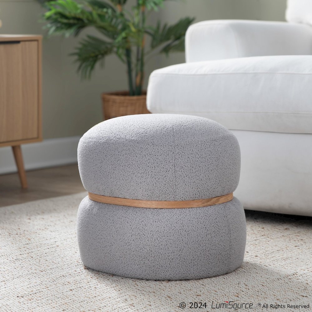 Cinch Pouf Ottoman. Picture 7