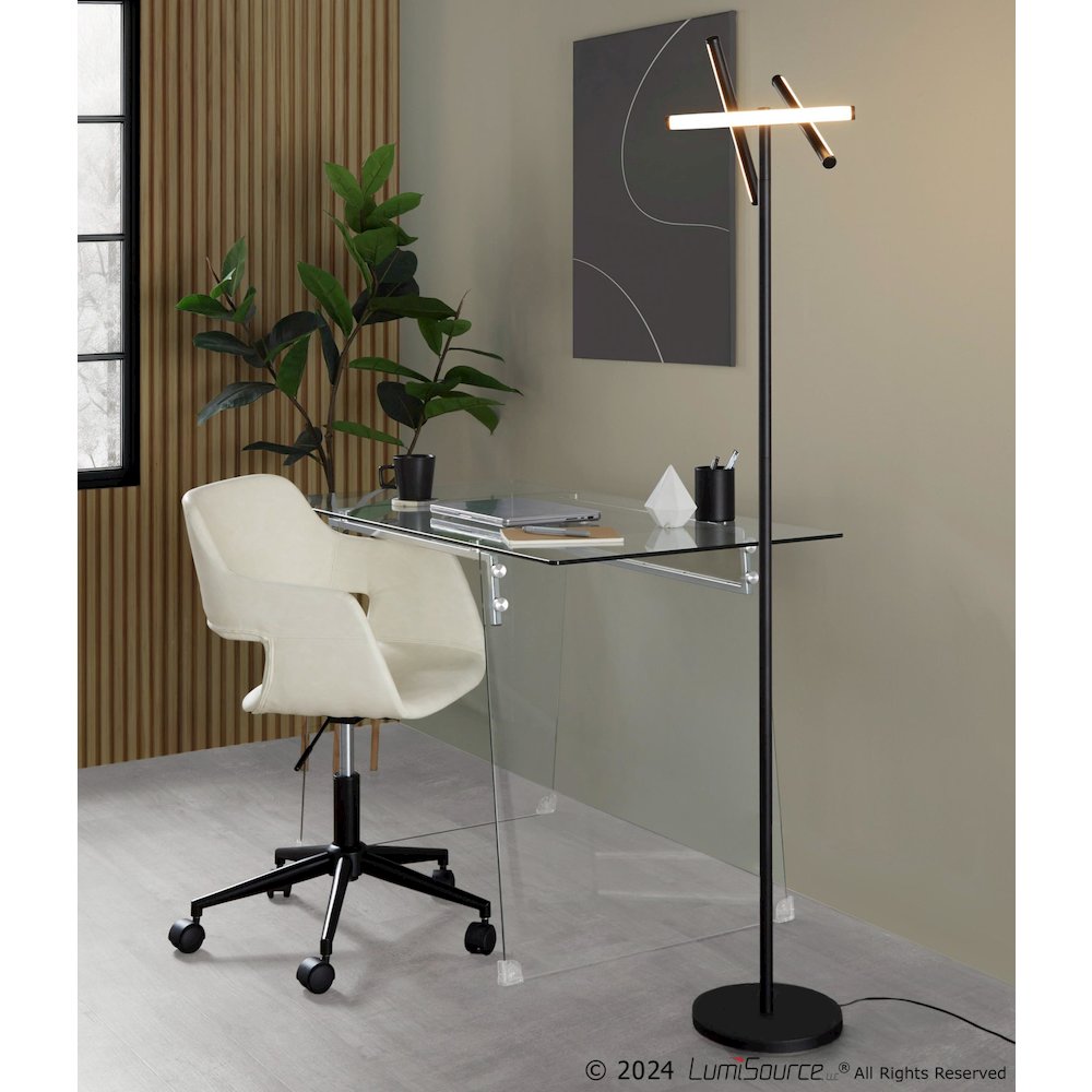 Icicle 65" Swivel Floor Lamp. Picture 11