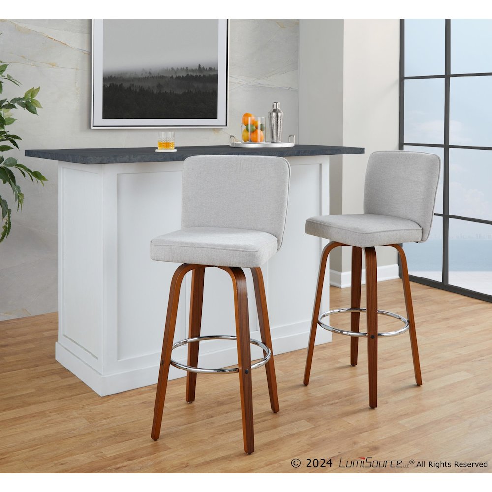 Henry 30" Fixed-Height Barstool - Set of 2. Picture 7