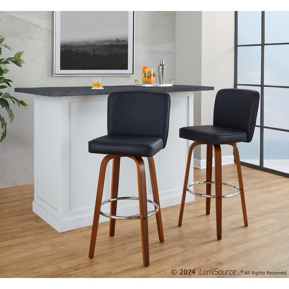 Henry 30" Fixed-Height Barstool - Set of 2. Picture 7
