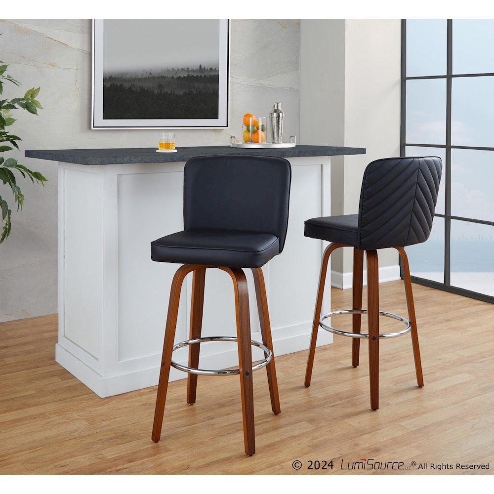 Henry 30" Fixed-Height Barstool - Set of 2. Picture 8