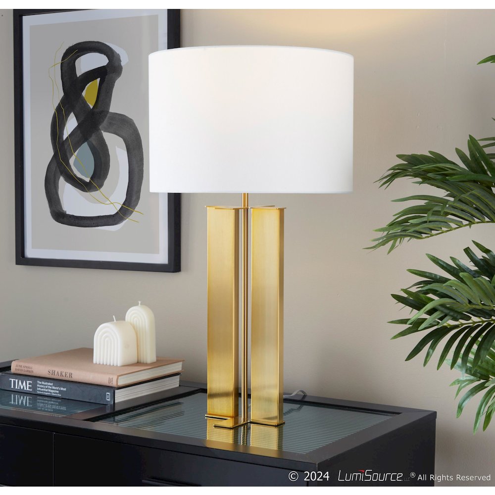 Cosmo 28" Metal Table Lamp. Picture 7