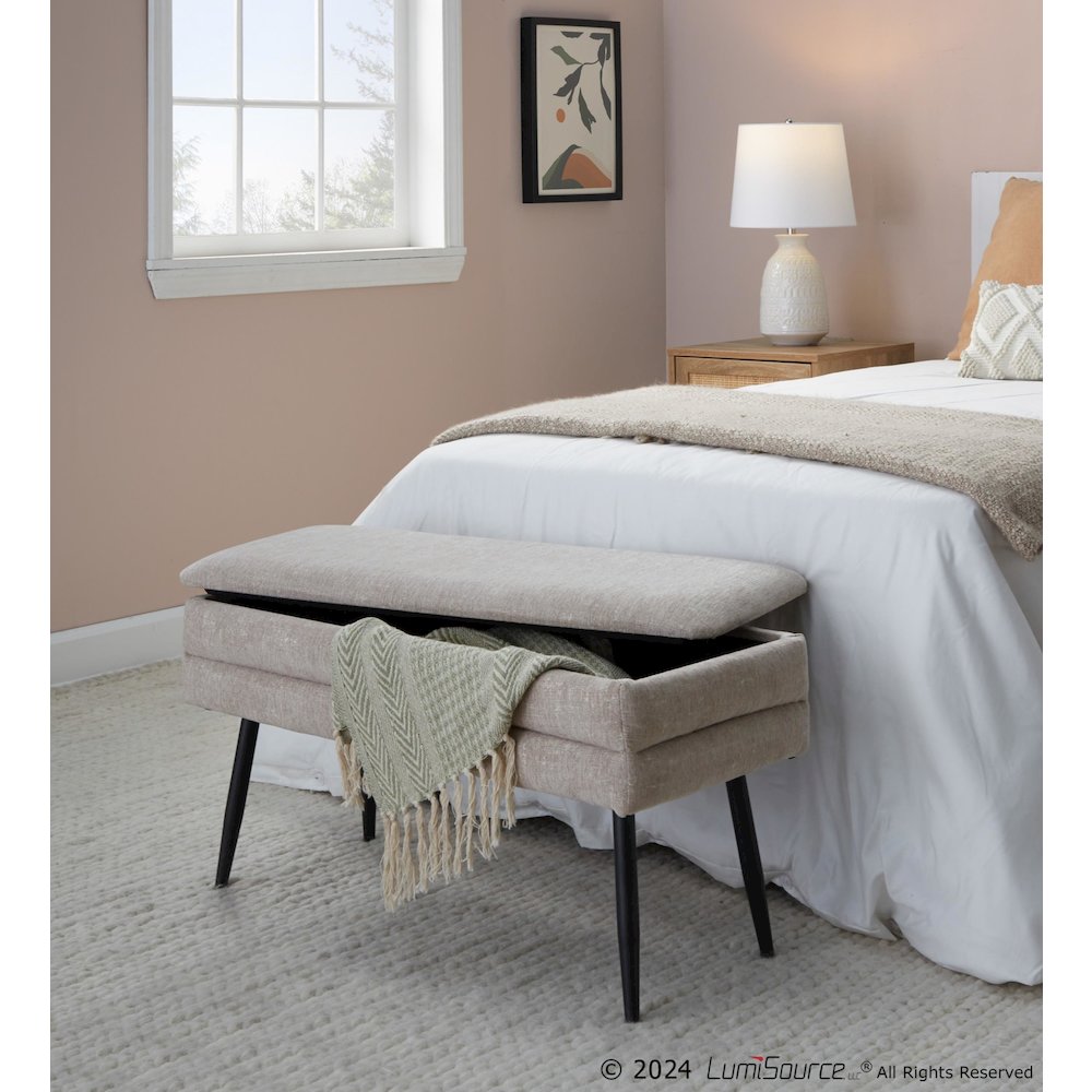 Neapolitan Storage Bench. Picture 12