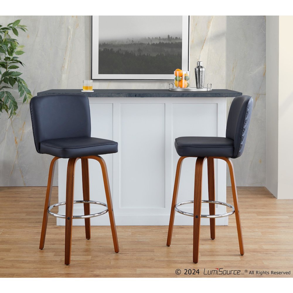 Henry 30" Fixed-Height Barstool - Set of 2. Picture 9