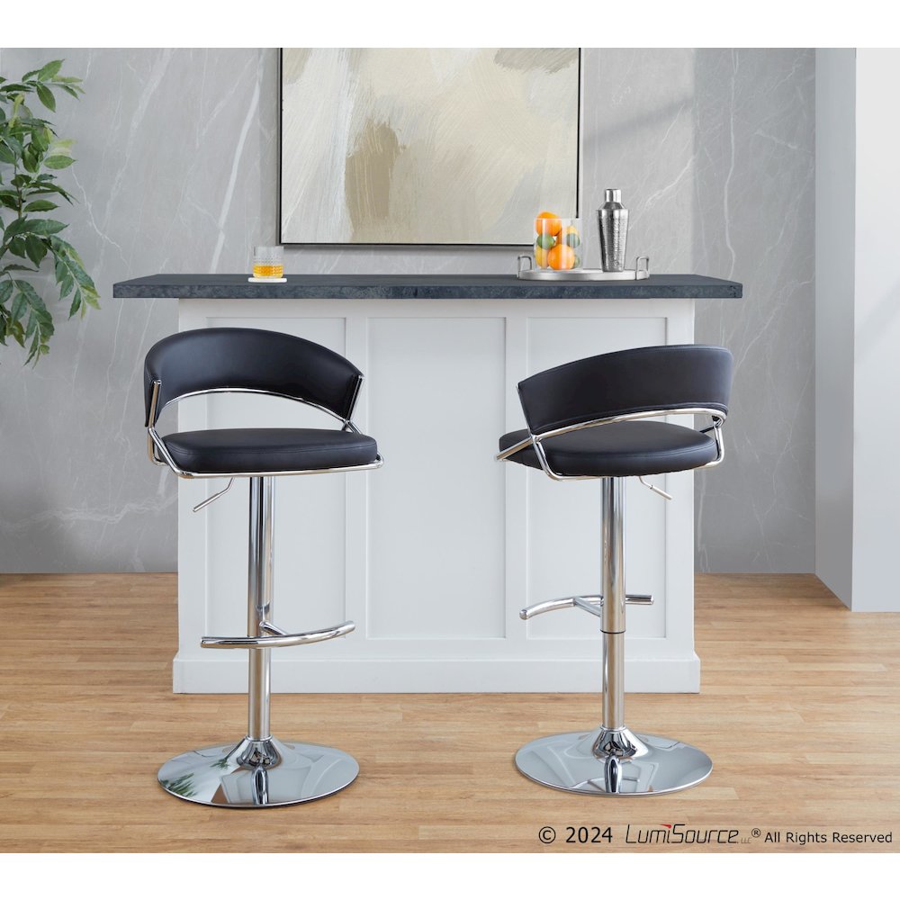 Jie Adjustable Barstool - Set of 2. Picture 10
