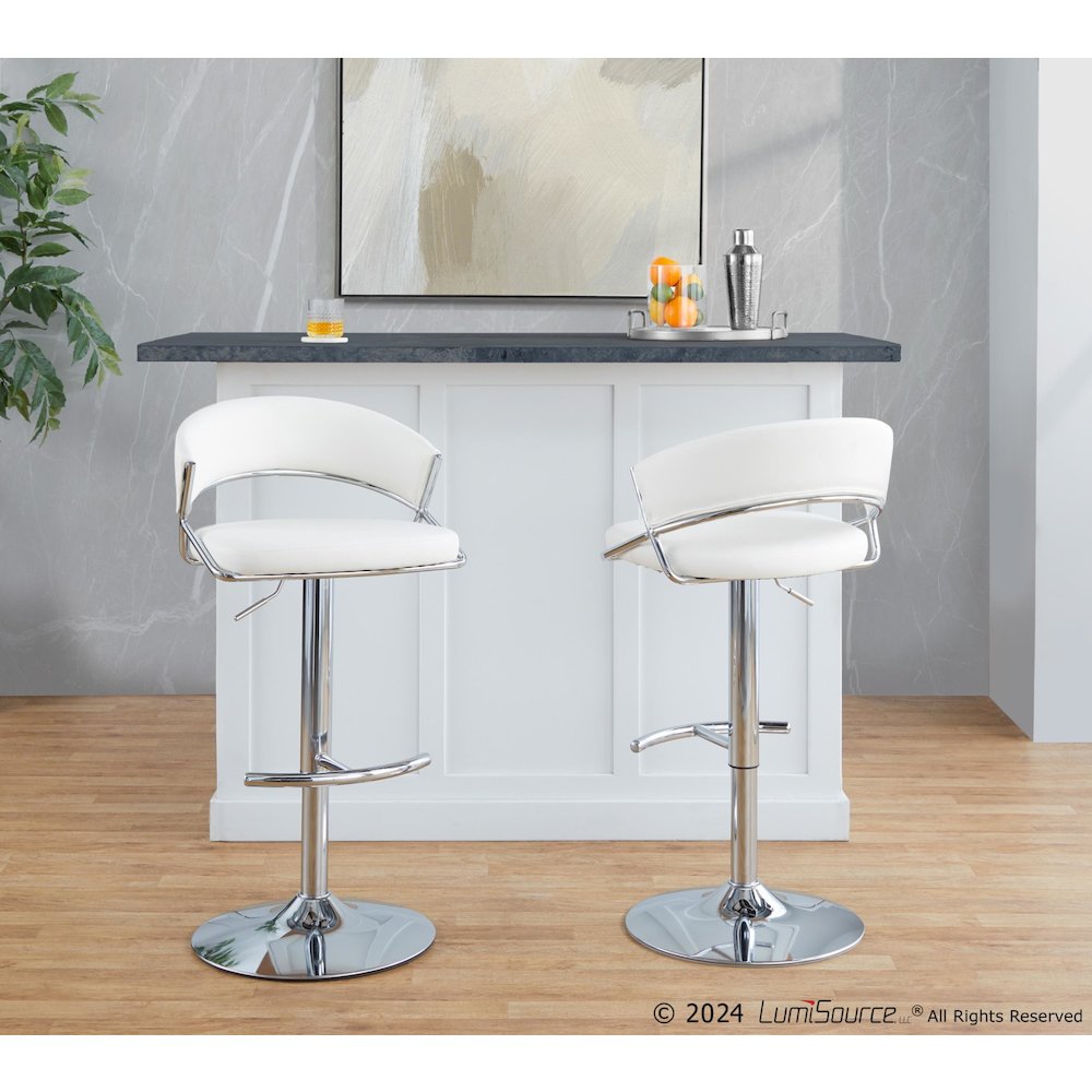 Jie Adjustable Barstool - Set of 2. Picture 10