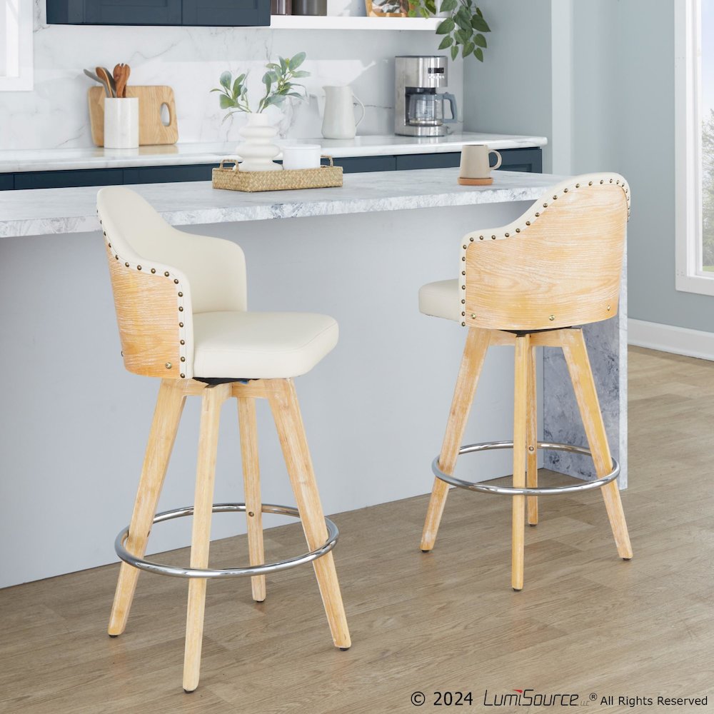 Ahoy 26" Fixed-Height Counter Stool - Set of 2. Picture 7