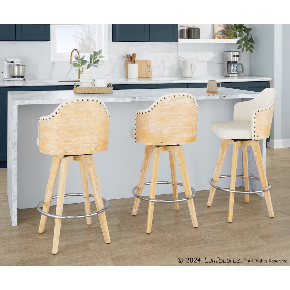 Ahoy 26" Fixed-Height Counter Stool - Set of 2. Picture 8