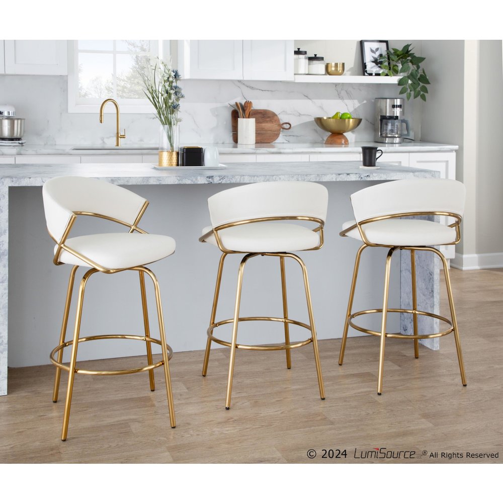 Jie Fixed-Height Counter Stool - Set of 2. Picture 9
