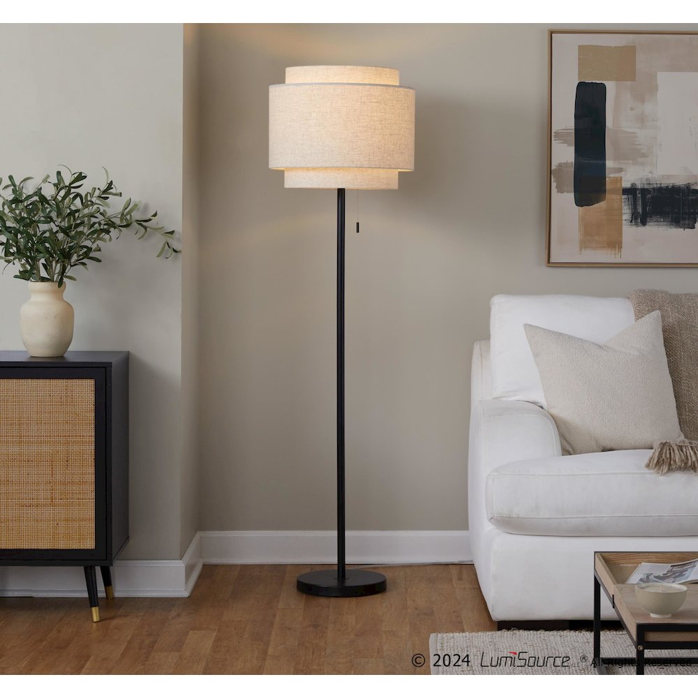 Tier 64" Metal Floor Lamp. Picture 7
