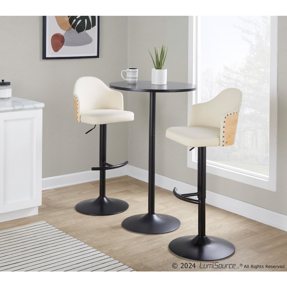 Ahoy Adjustable Barstool - Set of 2. Picture 9