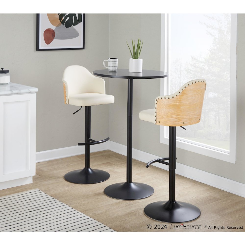Ahoy Adjustable Barstool - Set of 2. Picture 10