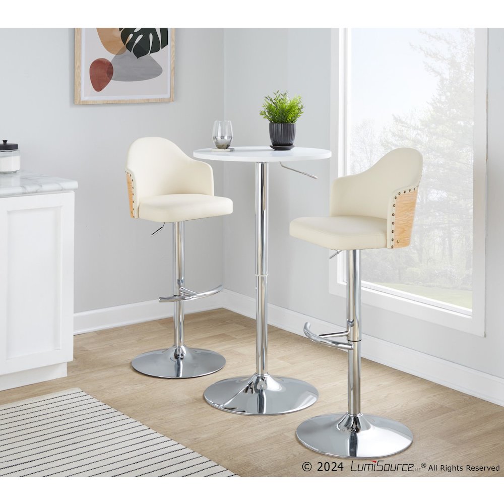 Ahoy Adjustable Barstool - Set of 2. Picture 7