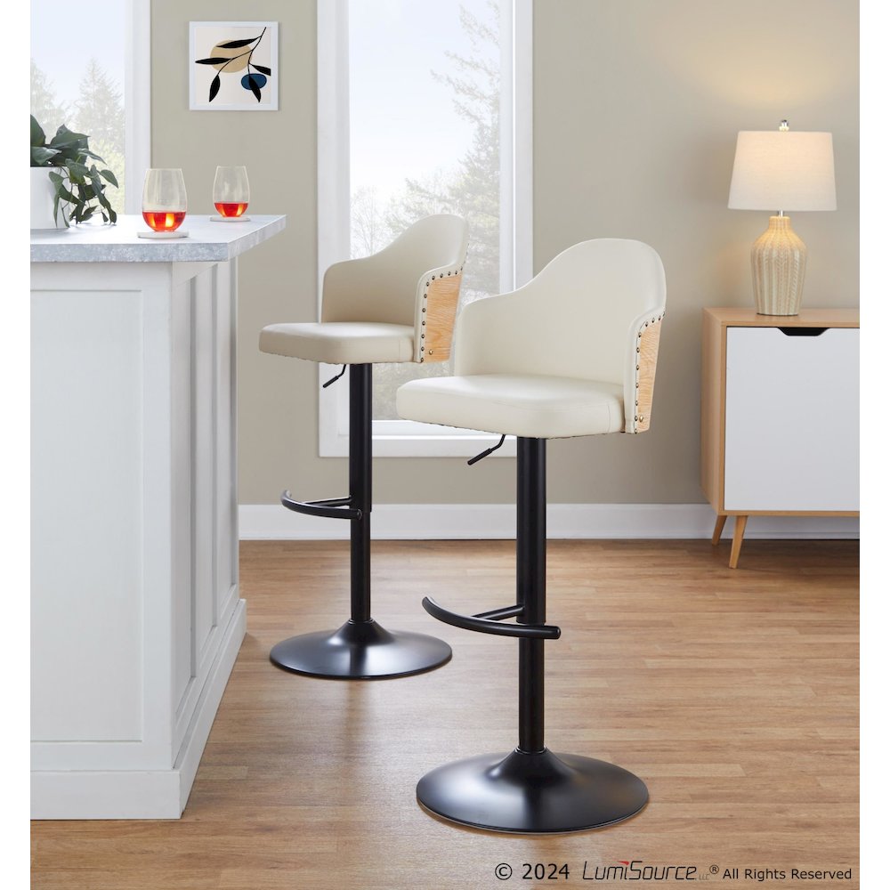 Ahoy Adjustable Barstool - Set of 2. Picture 7