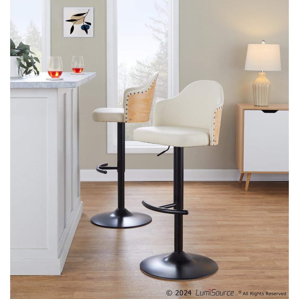 Ahoy Adjustable Barstool - Set of 2. Picture 8