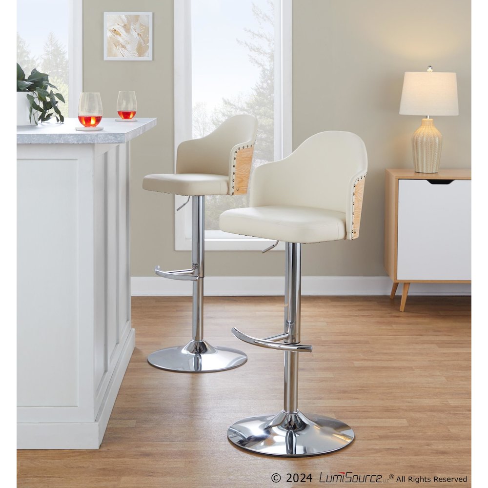 Ahoy Adjustable Barstool - Set of 2. Picture 9