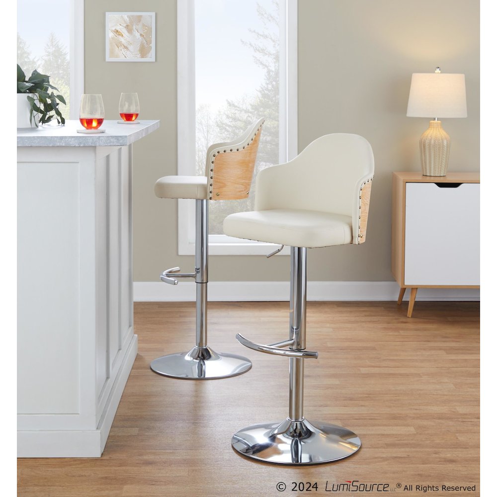 Ahoy Adjustable Barstool - Set of 2. Picture 10