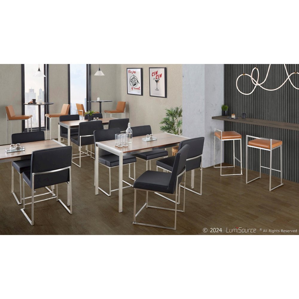 Fuji Stacker 26" Fixed-Height Counter Stool - Set of 3. Picture 10