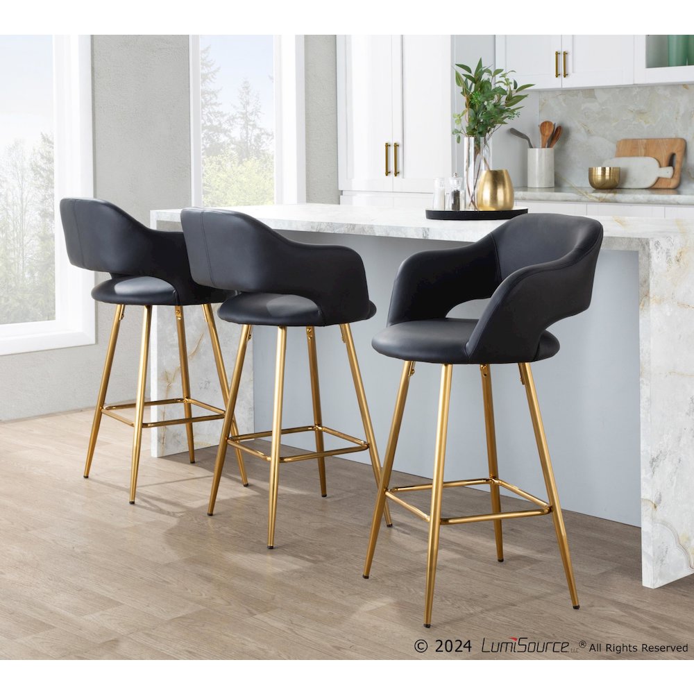 Margarite 26" Fixed-Height Counter Stool - Set of 2. Picture 7