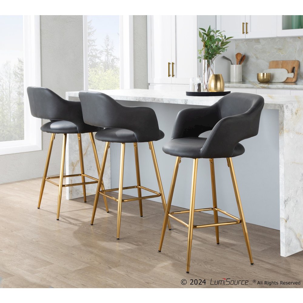 Margarite 26" Fixed-Height Counter Stool - Set of 2. Picture 7