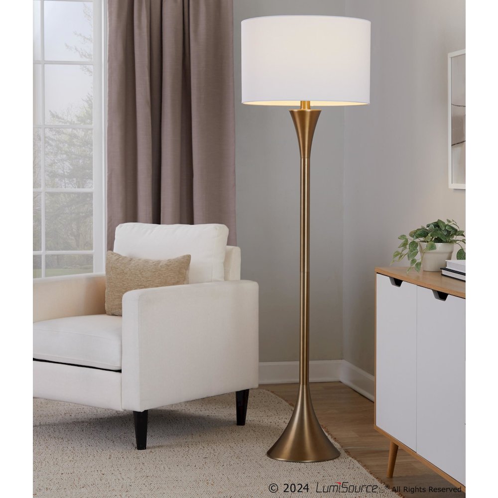 Lenuxe 65" Metal Floor Lamp. Picture 5