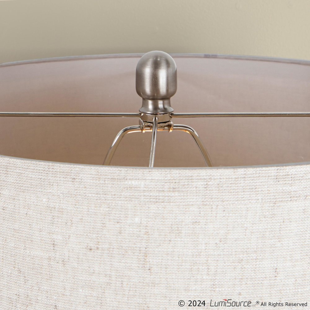 Pin 28" Metal Table Lamp - Set of 2. Picture 6