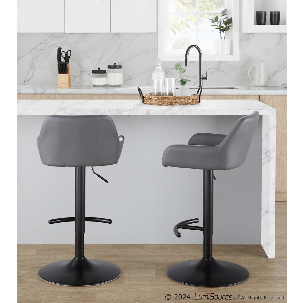 Daniella Adjustable Barstool - Set of 2. Picture 9