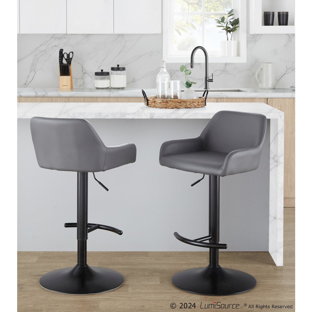 Daniella Adjustable Barstool - Set of 2. Picture 10