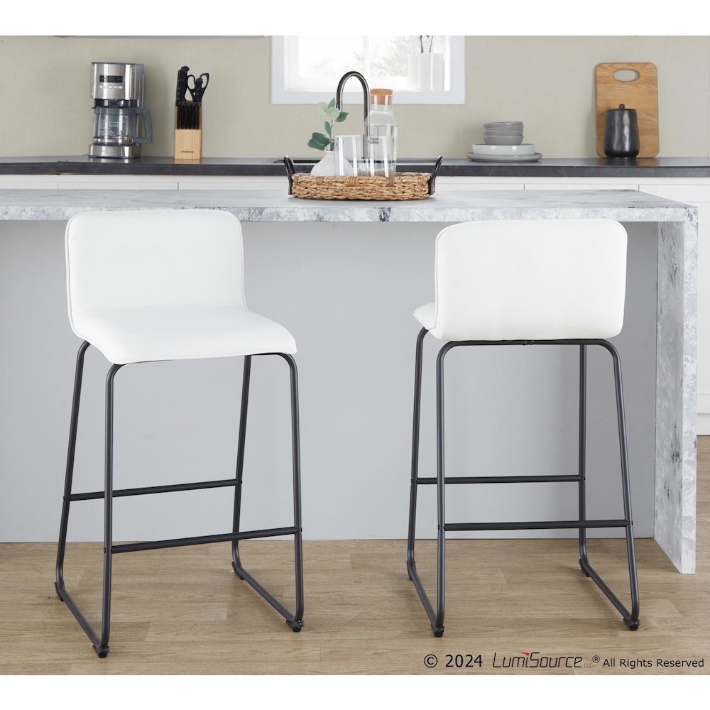 Casper 26" Fixed-Height Counter Stool - Set of 2. Picture 8