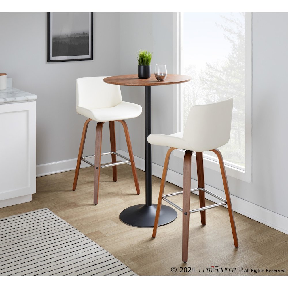 Santi 30" Fixed-Height Barstool - Set of 2. Picture 7