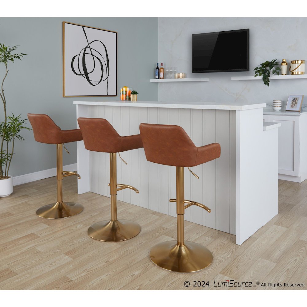 Daniella Adjustable Barstool - Set of 2. Picture 7