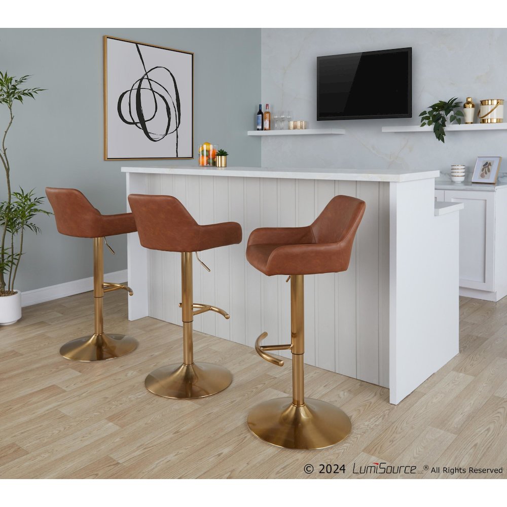 Daniella Adjustable Barstool - Set of 2. Picture 8