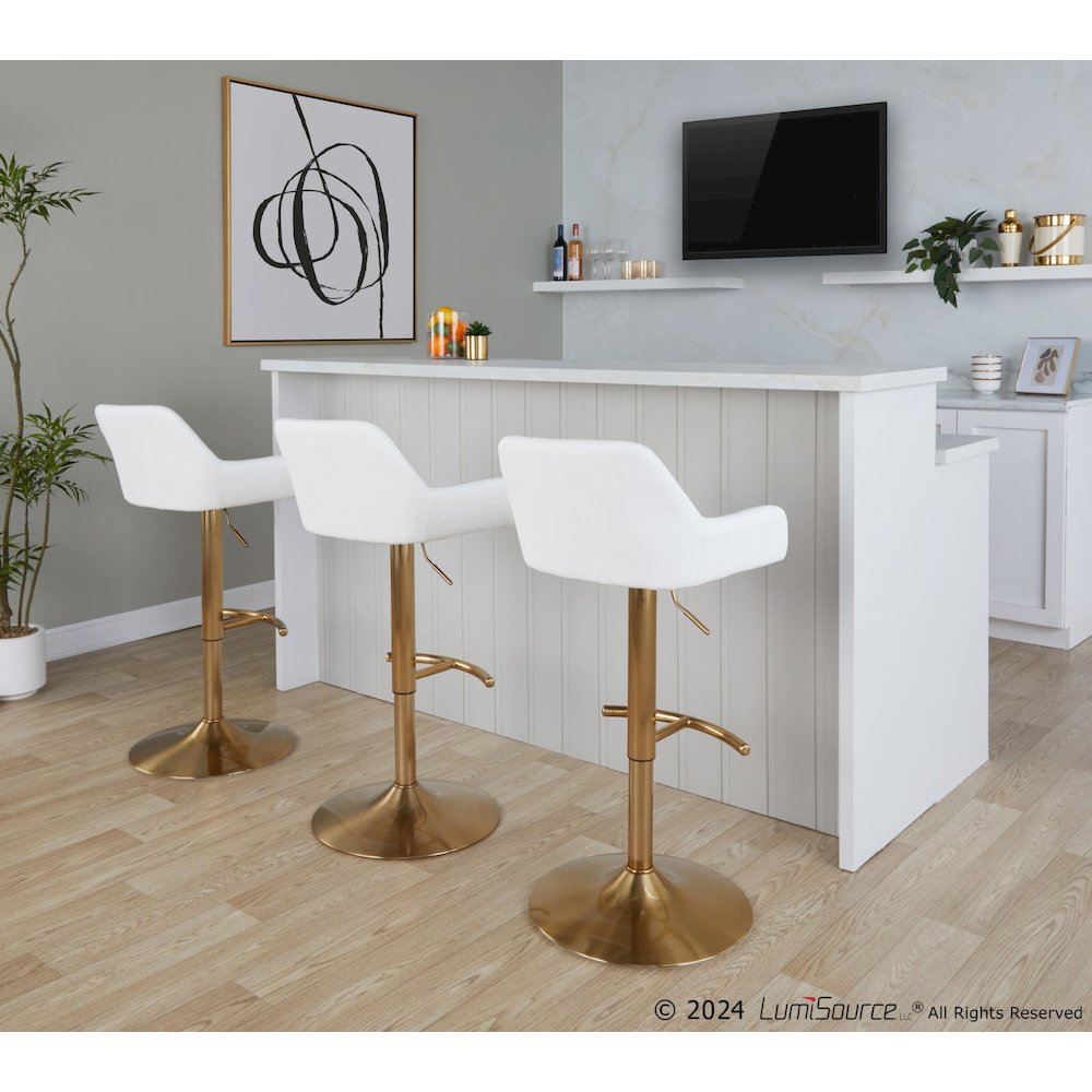 Daniella Adjustable Barstool - Set of 2. Picture 7