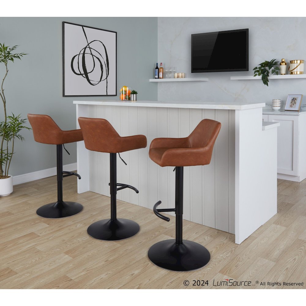 Daniella Adjustable Barstool - Set of 2. Picture 8